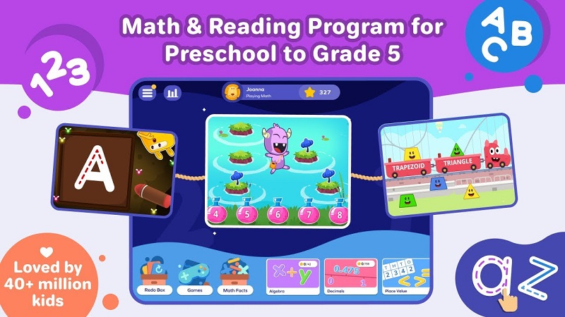 Ứng dụng Toán học Splash Math - dạy học miễn phí và uy tín. (Ảnh: Youtube.com)